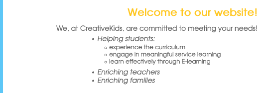 CreativeKids (Singapore) &ndash; We design Learning!